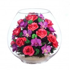 "NaturalFlowers"Арт: BBM-5 цветы в стекле